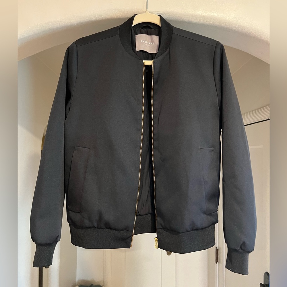 Everlane Black Bomber Jacket